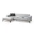 Atelier del Sofa Montana Corner Left (Chl+3R) Ugaona garnitura, Siva