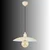 Opviq luster Firfir-20101, 1 × E27, bež
