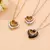 Ogrlica HE-20764 - Srebrna / Crna KP20764