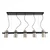 Visilica F7228-5L BK-GD