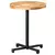 vidaXL Bistro miza okrogla O 60x75 cm robusten mangov les