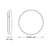 LED plafonjera 18W 3000K 1980lm O330 mm OSRAM