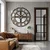 Flexistyle Velika stenska ura WOOD LOFT 80 cm