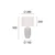 Stona lampa PINEAPLE 1xE27/40W/230V bela