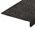 Prostirke za stepenice samoljepljive 15 kom 65x21x4 cm crne pravokutne rubove