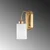 Opviq Hemikilo 13160 Zidna lampa, Zlatna