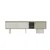 Hanah Home TV komoda Valento 20216, 180 cm, Moonstone / travertin
