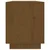 Vidaxl TV omarica medeno rjava 110,5x35x44 cm trdna borovina