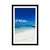 Plakat s paspartujem plaža Anse Source - 20x30 white