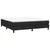 Vidaxl Box spring postelja z vzmetnico črna 180x200 cm blago