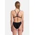 ARENA Enodelne kopalke LACE BACK SOLID črna