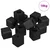 Držač ladice 6792 pcs Crna 15 x 15 x 15mm PP kopolimer