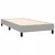 Vidaxl Box spring postelja z vzmetnico svetlo siva 90x190 cm blago