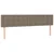 Vidaxl Box spring postelja z vzmetnico taupe 200x200 cm blago