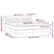 Vidaxl Box spring postelja z vzmetnico temno rjava 180x200 cm blago