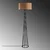 Aberto Design Podna lampa Tall-13472, 175 cm, E27, 200 cm Kabl, Crna