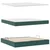 Krevet s od storage Tamnozelena 200 x 200 cm Baršun