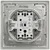 Schneider Electric 1-polno stikalo IP44, bela Asfora