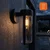 LED solarna zidna lampa LED/1W/3,7V 500 mAh IP65 crna