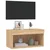 TV ormarić s LED svjetlima boja hrasta sonome 60 x 30 x 30 cm