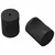 Gumbi za kabinetska vrata 2 pcs Crna M4 x 12 mm Željezo