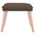 Vidaxl Stolček za noge taupe 45x29,5x35 cm blago