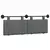 vidaXL Visoki naslon za glavo Temno siva 150 x 55 x 5 cm blago
