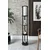 Opviq Podna lampa Estantes Round, 150 cm, Crna