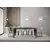 Ityhome Ityhome 90 x 77 konzolna miza rjava, (20847733)