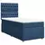 vidaXL vidaXL Box spring postelja z vzmetnico modra 90x190 cm blago, (21291030)