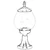 Opviq Spoljna zidna lampa BSU-68194-BSY-K, 45 cm, E27, IP65, Crna