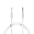 Audio kabel Teracell Aux 3.5mm beli 0.5m