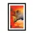 Plakat s paspartujem moč tulečega volka - 60x90 silver