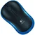 Logitech M185 Miš, Bežična RF, Optički, 1000 DPI, Crno-plsvi