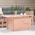 Vidaxl Vrtna miza 100x50x75 cm trden les douglas