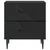 Noćni ormar Crna 43 x 34,5 x 47,5 cm Konstruirano drvo