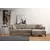 Atelier del Sofa Ugaona garnitura Hamlet 95x77x270cm Svetlobraon