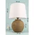 Opviq Stona lampa YL749, 30x22x44 cm, Smeđe-bela