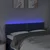 LED uzglavlje plavo 144x5x78/88 cm od tkanine