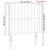 Vidaxl LED posteljno vzglavje krem 103x16x118/128 cm blago