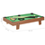 Mini biljarski stol 92 x 52 x 19 cm smeđe-zeleni