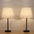 Opviq AYD 2570 Stona lampa, Sivo-Crna