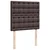 Vidaxl Box spring postelja z vzmetnico temno rjava 100x200 cm blago