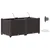 Vrtna saksija 2 pcs Smeđa 80 x 40 x 37,5 cm Plastika