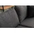 ATELIER DEL SOFA Ugaona garnitura Reya Dark Grey
