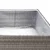 Vrtna sadilica siva 80 x 80 x 40 cm od poliratana