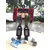 shumee 2-v-1 transformirajoči robotski avtomobilček 32 cm - igrača z gibljivimi deli