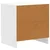 Noćni ormar s ladicama Bijela visokog sjaja 43 x 34,5 x 44,5 cm