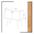 Hanah Home Komoda Rebecca 80x80x40cm Hrast-Bela