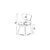 HANAH HOME Set stolica (2 dela) Toldy Cappuccino Brown